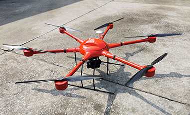 消防無(wú)人機(jī)使用宇東無(wú)線圖傳設(shè)備把無(wú)人機(jī)視頻無(wú)線傳輸?shù)街付ǖ攸c(diǎn)